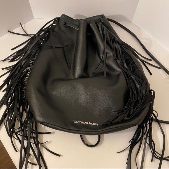 VICTORIAS SECRET fringe vegan leather backpack - Picture 4 of 6